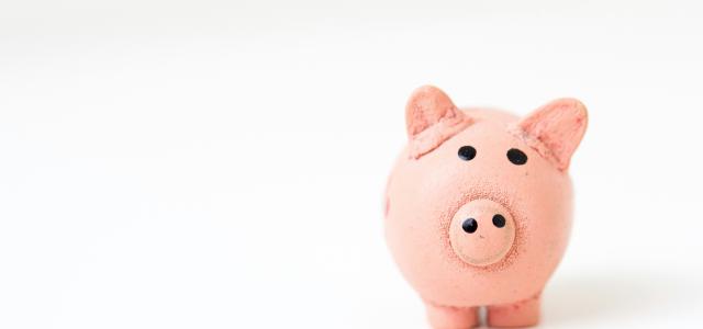 pink pig figurine on white surface by Fabian Blank courtesy of Unsplash.